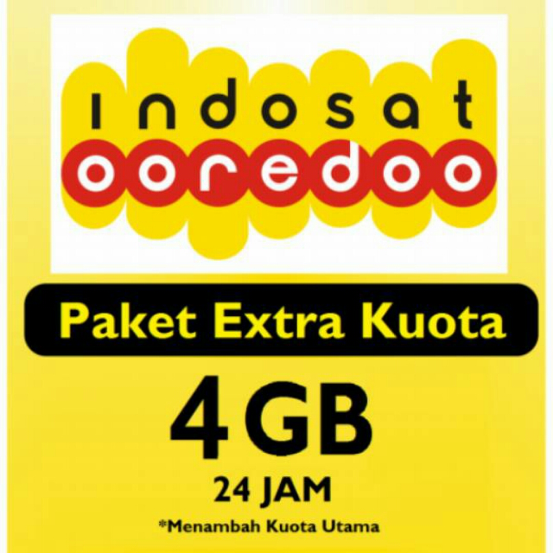 Paket Internet INDOSAT EXTRA KUOTA - ISAT EXTRA KUOTA 4GB (Harus ada paket internet yang masih aktif)