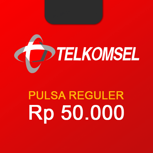 Pulsa TELKOMSEL REGULER - Telkomsel 50rb