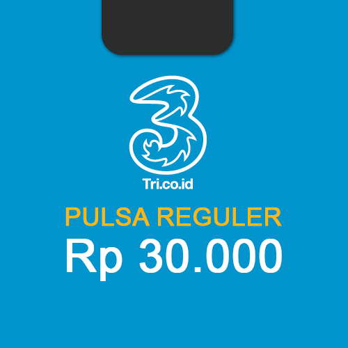 Pulsa THREE - 30.000